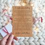 First Christmas Wood Personalised Christmas Letter, thumbnail 1 of 4