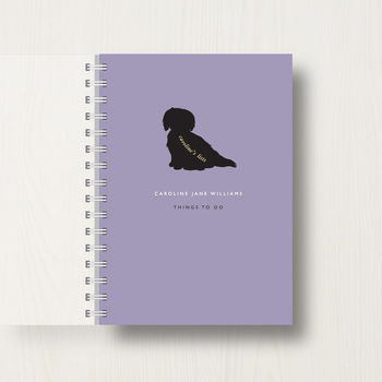Personalised Shih Tzu Lovers Journal Or Notebook, 7 of 8