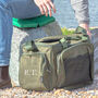 Personalised Insulated Fishing Holdall Set With Foldable Cushion, thumbnail 3 of 11