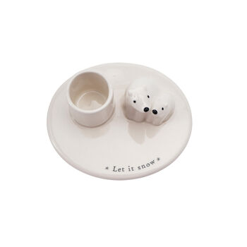 Winter Wishes 'Let It Snow' Candlestick Holder, 3 of 4