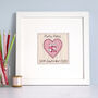 Personalised New Baby Girl Or Christening Picture Gift, thumbnail 1 of 12