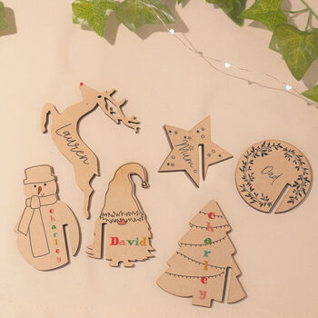 Personalised Christmas Glass Toppers, 2 of 4