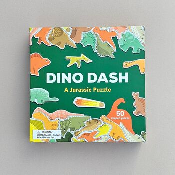 Dino Dash Dinosaur Shaped Puzzle, 2 of 3