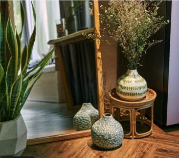 Small Rattan Eco Friendly Side Table, 2 of 5