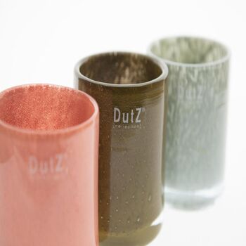 Glass Candleholder Vase Cylinder Three By Dut Z, 6 of 9
