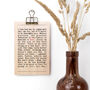 Beer Quotes Mini Wooden Sign With Hanger, thumbnail 1 of 7