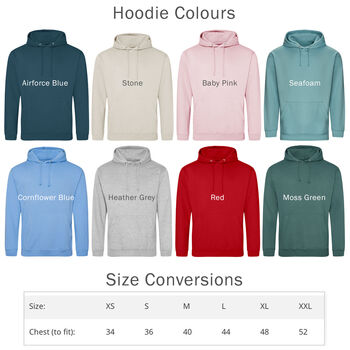 Personalised Embroidered Sleeve Hoodie, 6 of 12