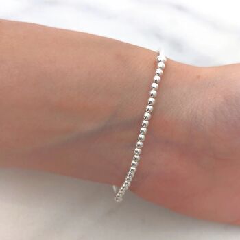 Sterling Silver Anxiety Fidget Bracelet, 8 of 12