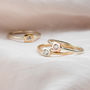 9ct Gold Square Diamond Engagement Ring, thumbnail 7 of 9