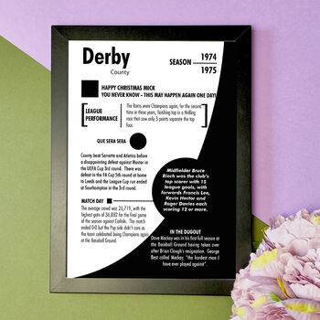 Personalised Christmas Gift Print For Football Fan, 7 of 10