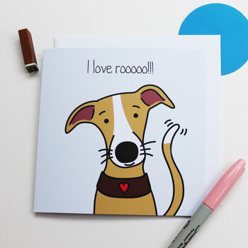 I Love Roooo Greetings Card, 2 of 2