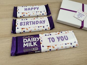 Personalised Chocolate Gift Box, 4 of 5