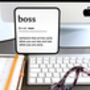 'Boss' Wall Sign, thumbnail 1 of 3