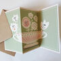 Blooming Marvellous Trippy Tych Fold Out Card, thumbnail 1 of 4