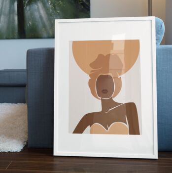 Set Of Three Abstract Black Women A3 Poster Print, 11 of 12