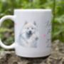 Personalised Samoyed Dog Hearts Pet Gift Mug, thumbnail 1 of 2