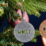 Glitter Bauble Personalised Decoration, thumbnail 1 of 2
