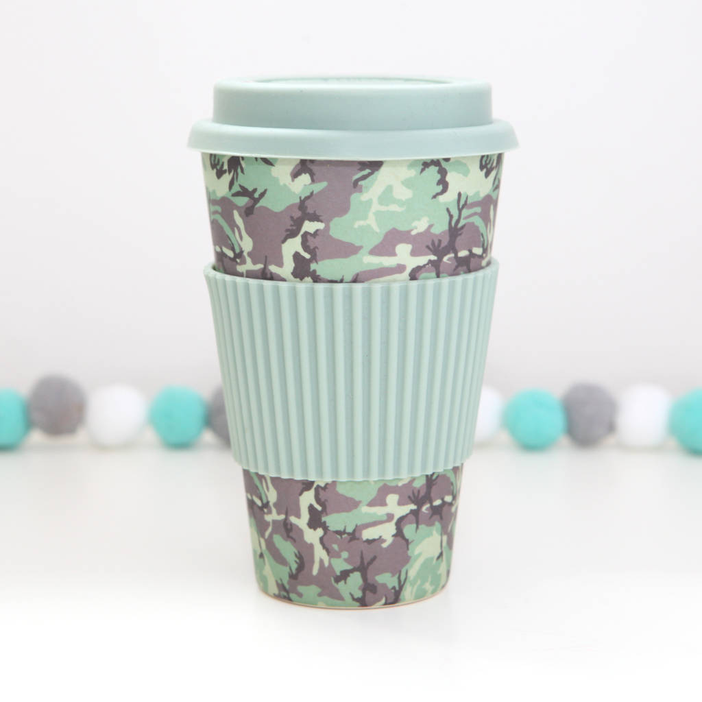 Bamboo Travel Cup, Various Designs By Red Berry Apple