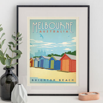 Melbourne Australia Travel Print, 5 of 8