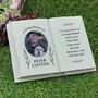 Personalised Botanical Memorial Photo Resin Book, thumbnail 1 of 3