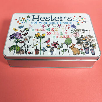 Personalised Get Well Soon Sweet Tin, 2 of 2