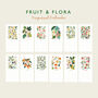 Fruit And Flora Perpetual Calendar, thumbnail 9 of 9