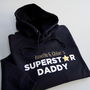 Personalised Superstar Daddy Hoodie, thumbnail 1 of 4