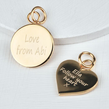 Personalised Bag Disc Charm, 3 of 8