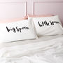 'Big Spoon Little Spoon' Pillow Cases, thumbnail 1 of 4