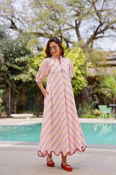 Stripe A Line Maxi Dress, 5 of 7