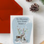 Personalised Reindeer Christmas Card, thumbnail 1 of 3