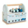 Personalised Wooden Car Racetrack Toy With Pitstop, thumbnail 2 of 5