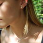Star Earring Gold/Silver, thumbnail 7 of 8