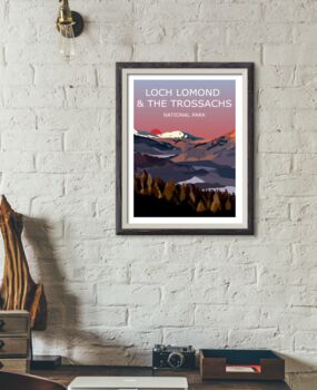 Loch Lomond And The Trossachs National Park Art Print, 3 of 4