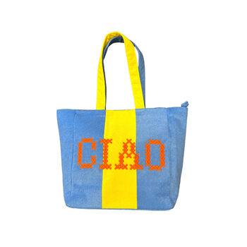 Ciao Terry Towel Beach Bag, 3 of 5