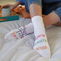 Love Always Wins Personalised Socks, thumbnail 1 of 3