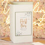 Botanical Wreath Wedding Card Post Box, thumbnail 1 of 5