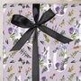 Three Sheets Of Floral 40th Birthday Wrapping Paper, thumbnail 2 of 2