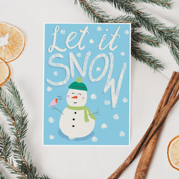 Let It Snow Christmas Card, 3 of 3