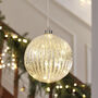 Large Mercury Glass Christmas Bauble Hanging Decoration, thumbnail 1 of 3