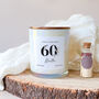 Personalised Birthday Candle – Sixty And Fabulous Gift, thumbnail 3 of 10