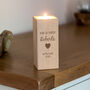 Personalised Wedding Date Candle Holder Gift, thumbnail 3 of 6