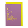 'I Say A Little Prayer' Streamable Song Card, thumbnail 1 of 2