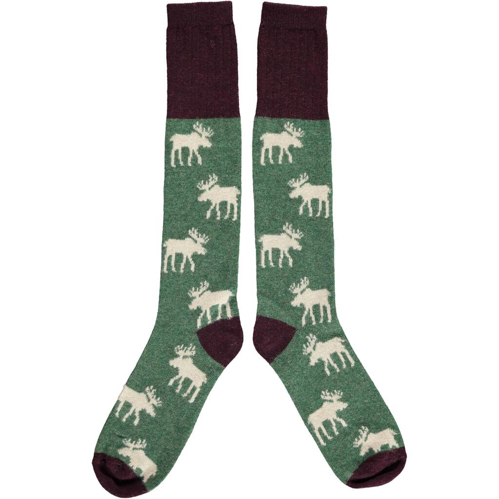 men's soft lambswool socks animals by catherine tough