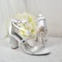 Block Heel Bridal Shoes With Cherry Blossom, thumbnail 4 of 10