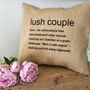 Lush Couple Cushion, thumbnail 3 of 4