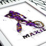 Bmx Sketch Style Personalised Print, thumbnail 1 of 5