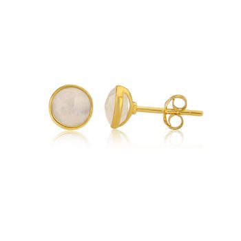 Savanne Gemstone And Gold Plated Stud Earrings, 8 of 10