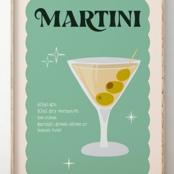 Martini Cocktail Print, 5 of 5