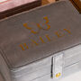 Personalised Velvet Butterfly Jewellery Travel Box For Her, thumbnail 2 of 8